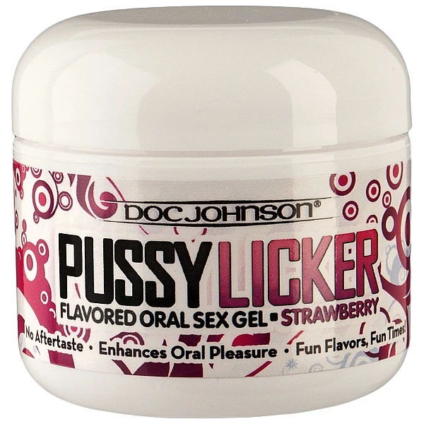 Съедобный гель для куннилингуса Doc Johnson Pussy Licker - Клубника 56 г