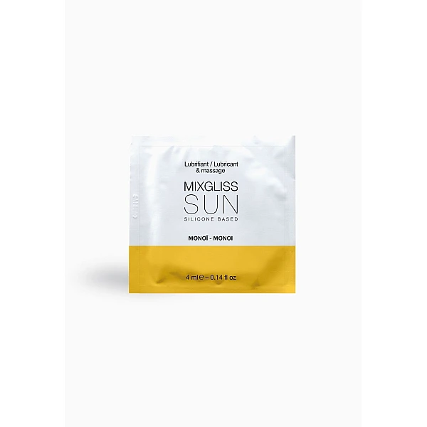 Пробник лубриканта на силиконовой основе MixGliss SUN MONOI 4 мл