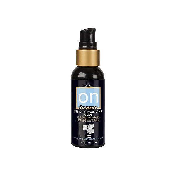 Возбуждающий съедобный лубрикант Sensuva Ultra-Stimulating ON Insane - Лед 57 мл