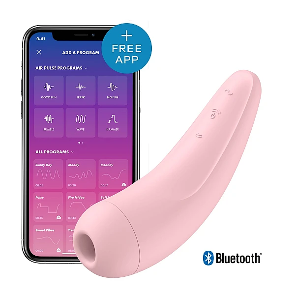 Вакуумный клиторальный стимулятор Satisfyer Curvy 2+ Pink