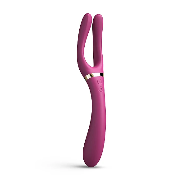 Вибратор-стимулятор Dorcel INFINITE JOY PLUM, многофунк...