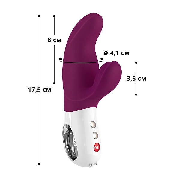 Вибратор-кролик Fun Factory Miss Bi Grape