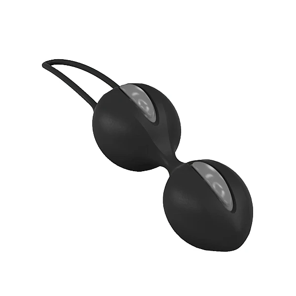 Вагинальные шарики Fun Factory Smartballs Duo Grey-Blac...