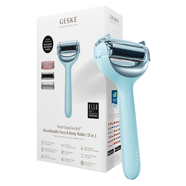 Ролик для игловой мезотерапии лица и тела GESKE MicroNeedle Face&Body Roller tur